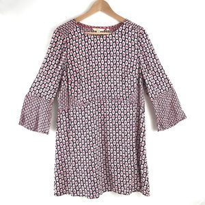 Boden Navy Orange Shift Dress